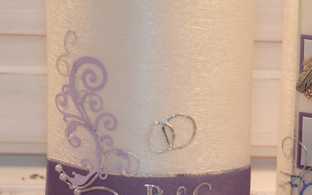 Hochzeitkerze Ornamente #2856