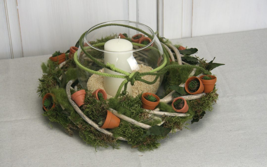 Floraler Tischkranz #2874