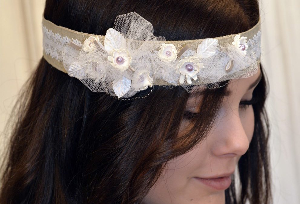 Haarband, Hochzeitsanstecker, Armband #2893