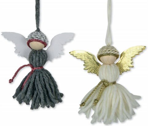 Wollengel gold und silber #2176