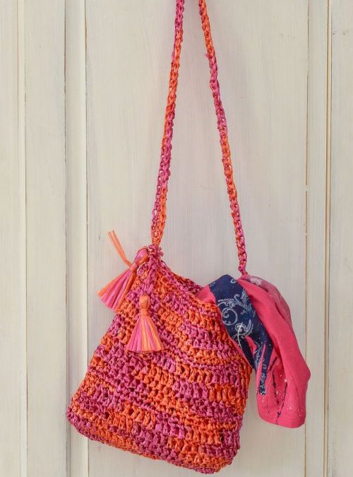 Raffia bag for children #3126