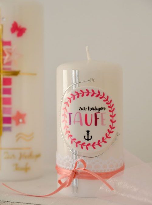 Christening candles #3149