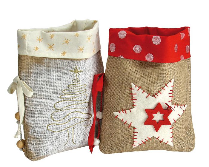 Jute gift bag #1485