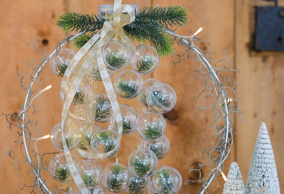 Adventkalender mit Kunststoffkugeln #3207