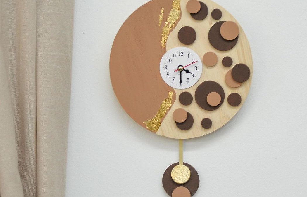 Orologio da parete con cerchi #3214
