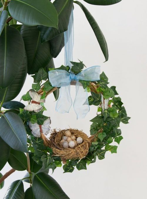 Osterkranz mit Nest #3226