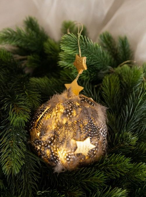 Leuchtende Weihnachtskugel #3242