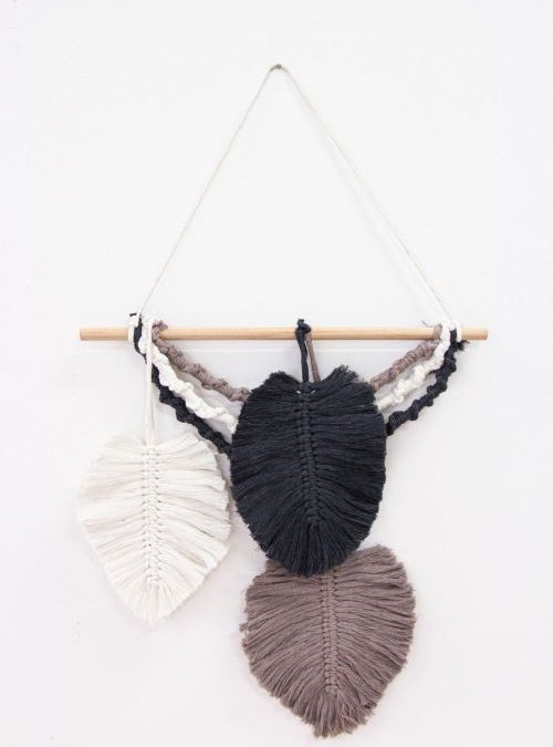 Foglie in macramé #3254
