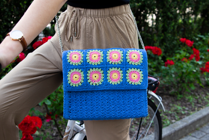 DIY Borsa estiva – Mattonella Uncinetto  #3255