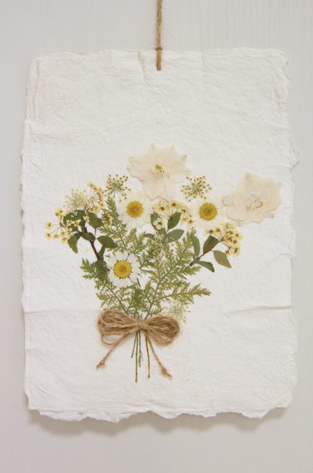 Carta fai da te con fiori #3292