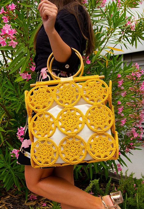 Borsa Macramé glitter #3310