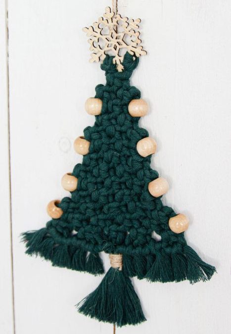 Alberello di natale macramé boho #3312