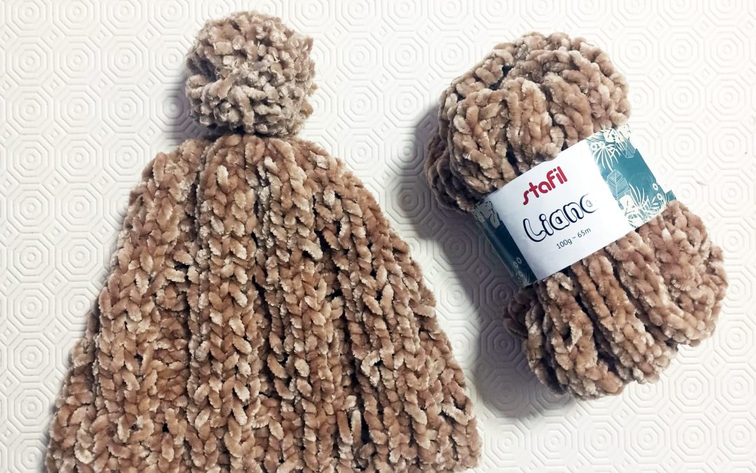 Cappello in ciniglia ai ferri #3356