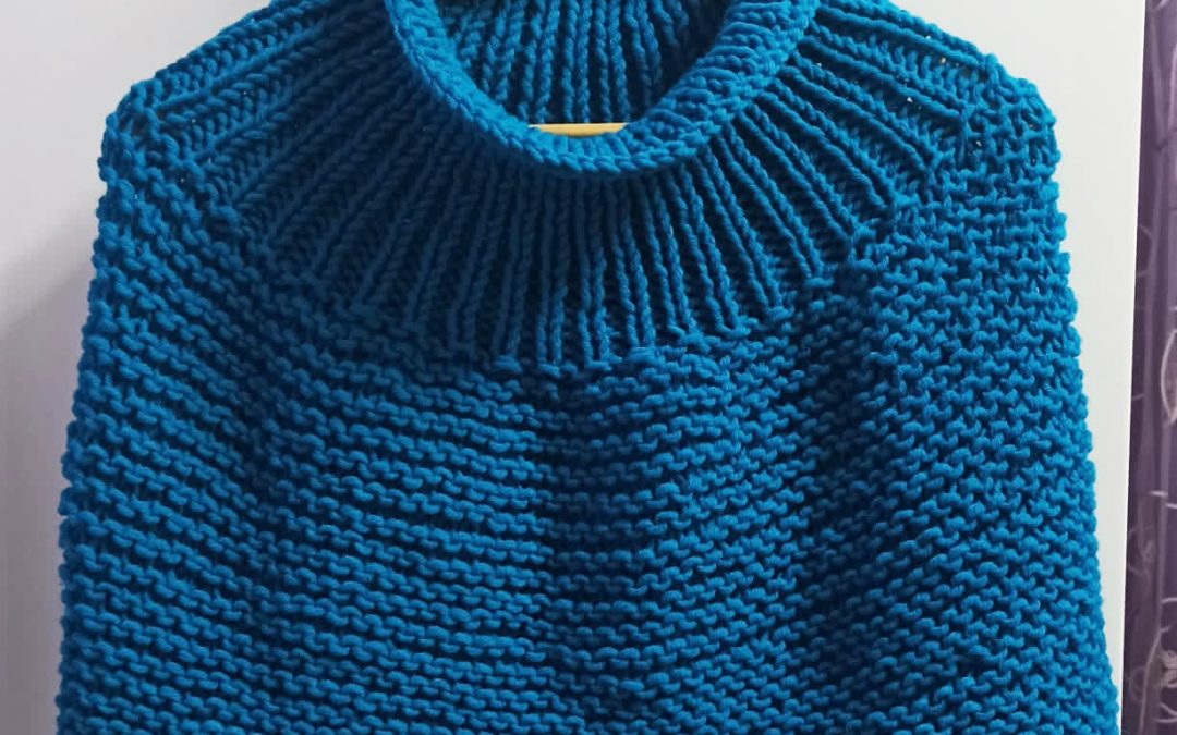 Coprispalle con collo alto ai ferri #3377