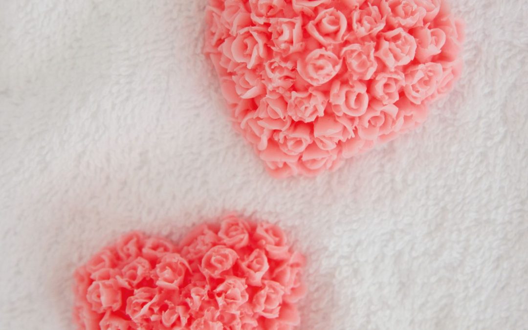 Saponette a forma di cuore #3404