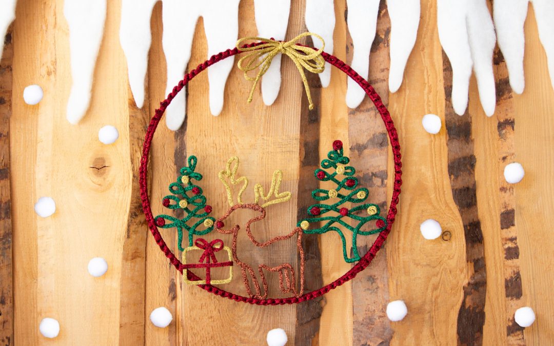 Decorazione Tubecord Glitterissimo natalizia #3452
