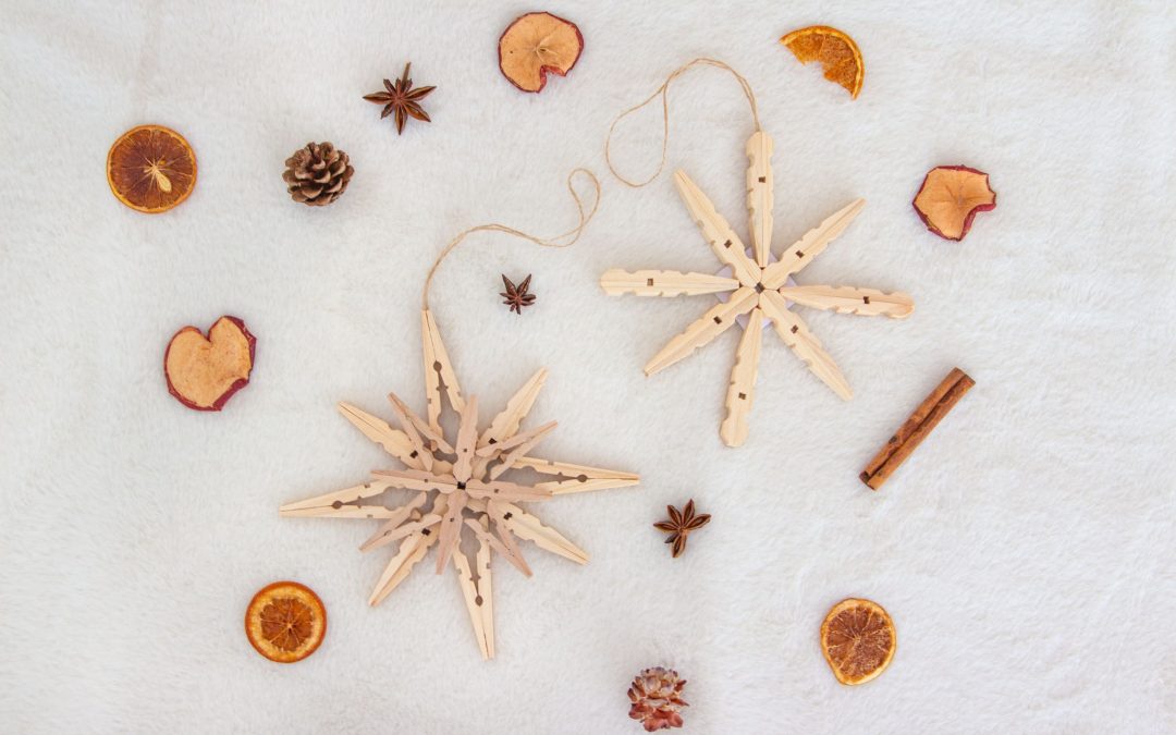 Decorazioni con mollette