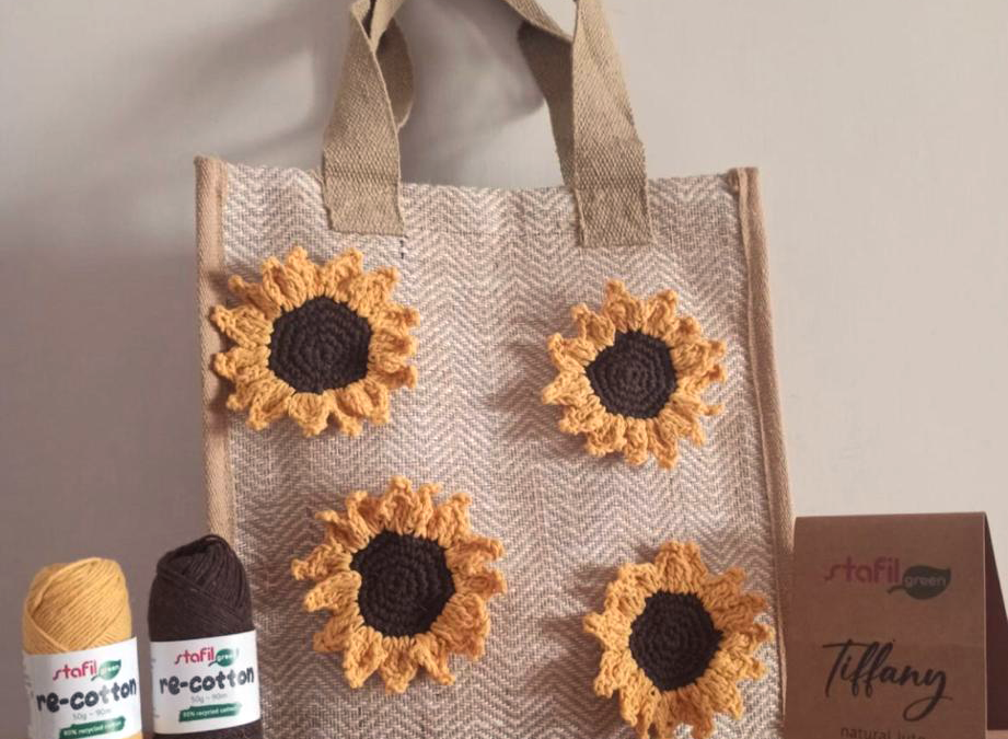 Borsa Tiffany con girasoli #3469