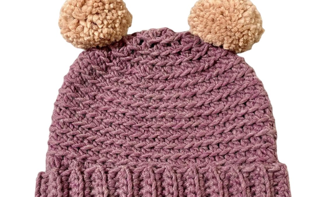 Cappello con pom pons #3499