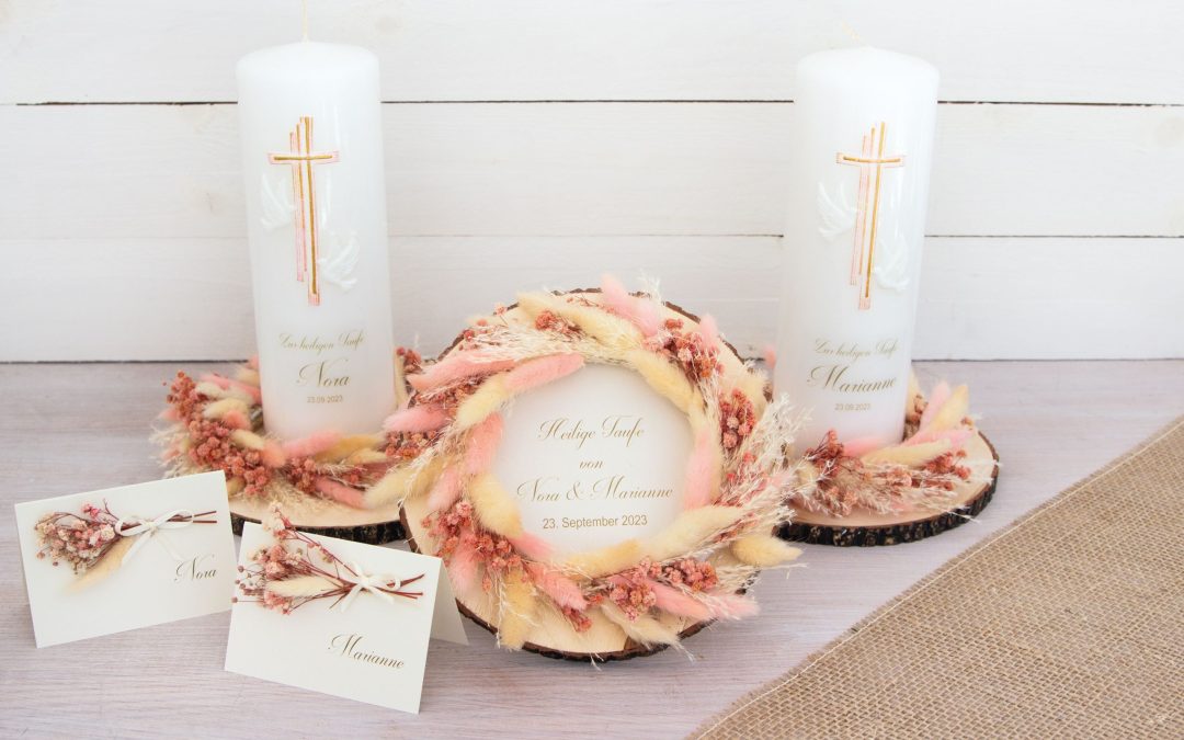 Candele battesimo #3547
