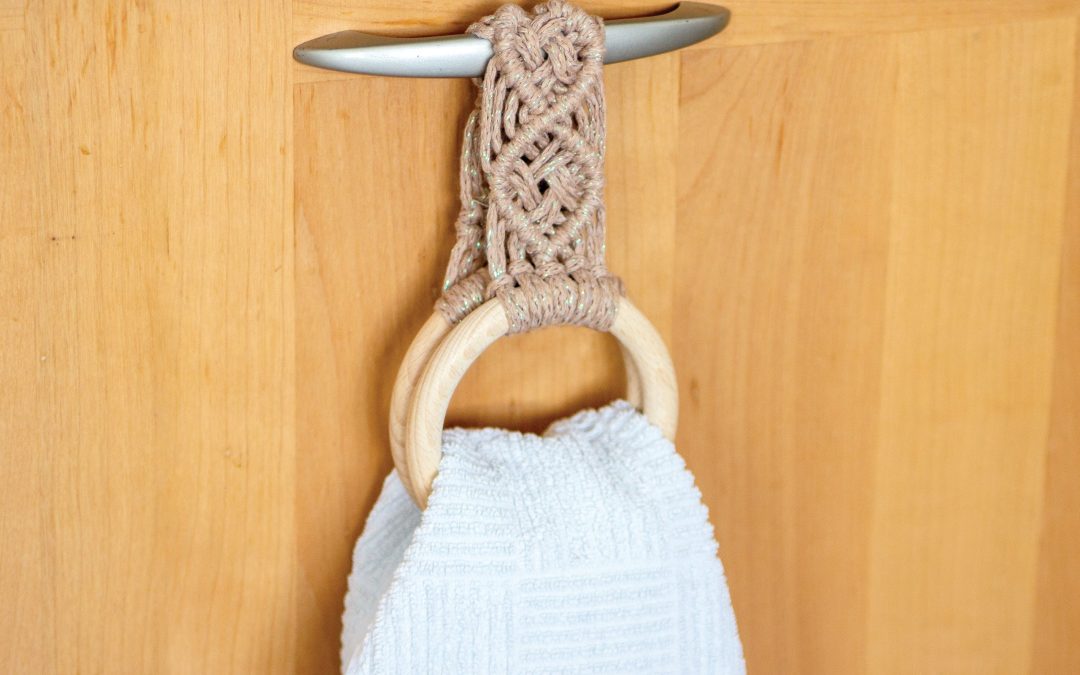 Porta asciugamani macramé #3549