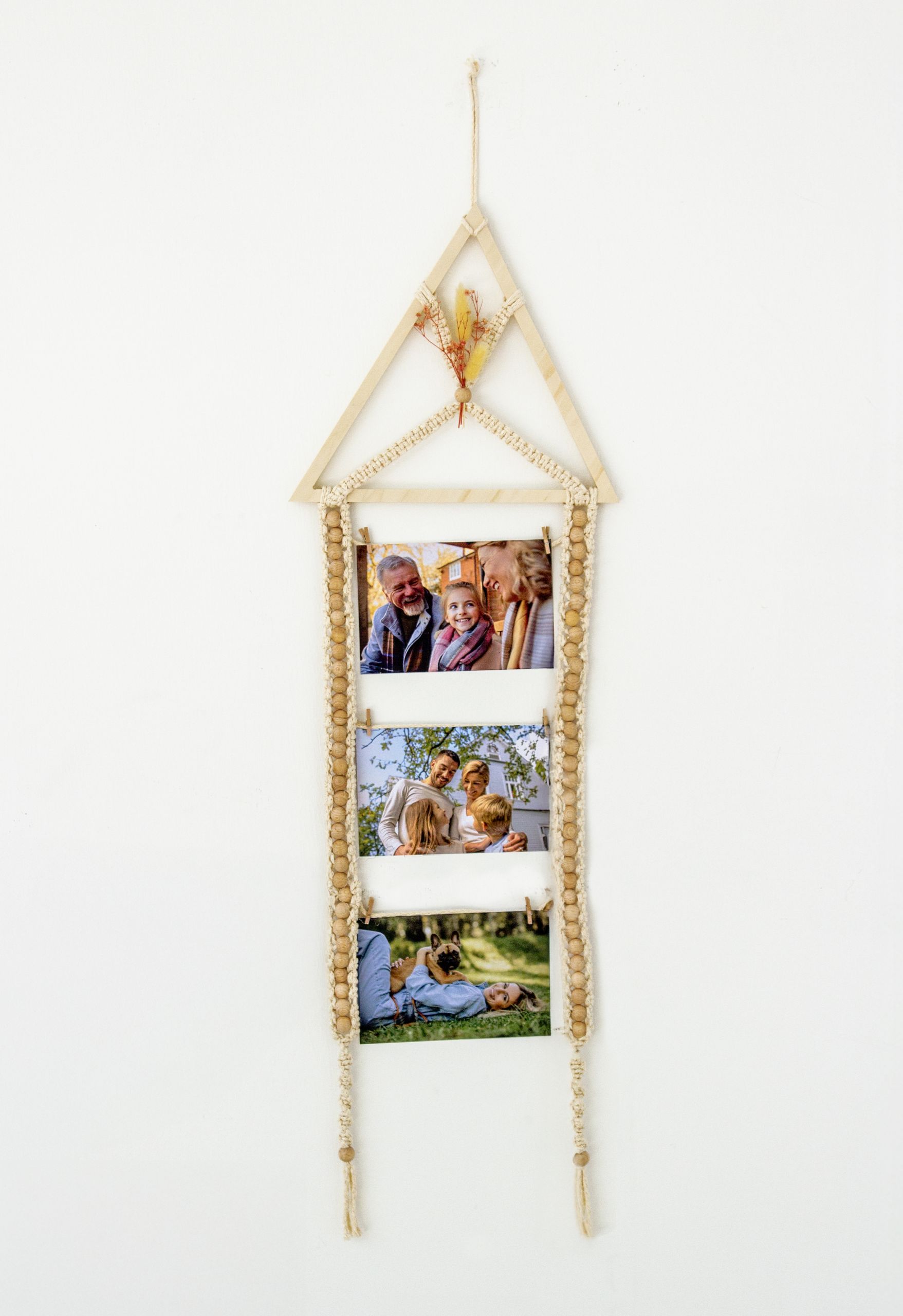Portafoto con base di legno #3616