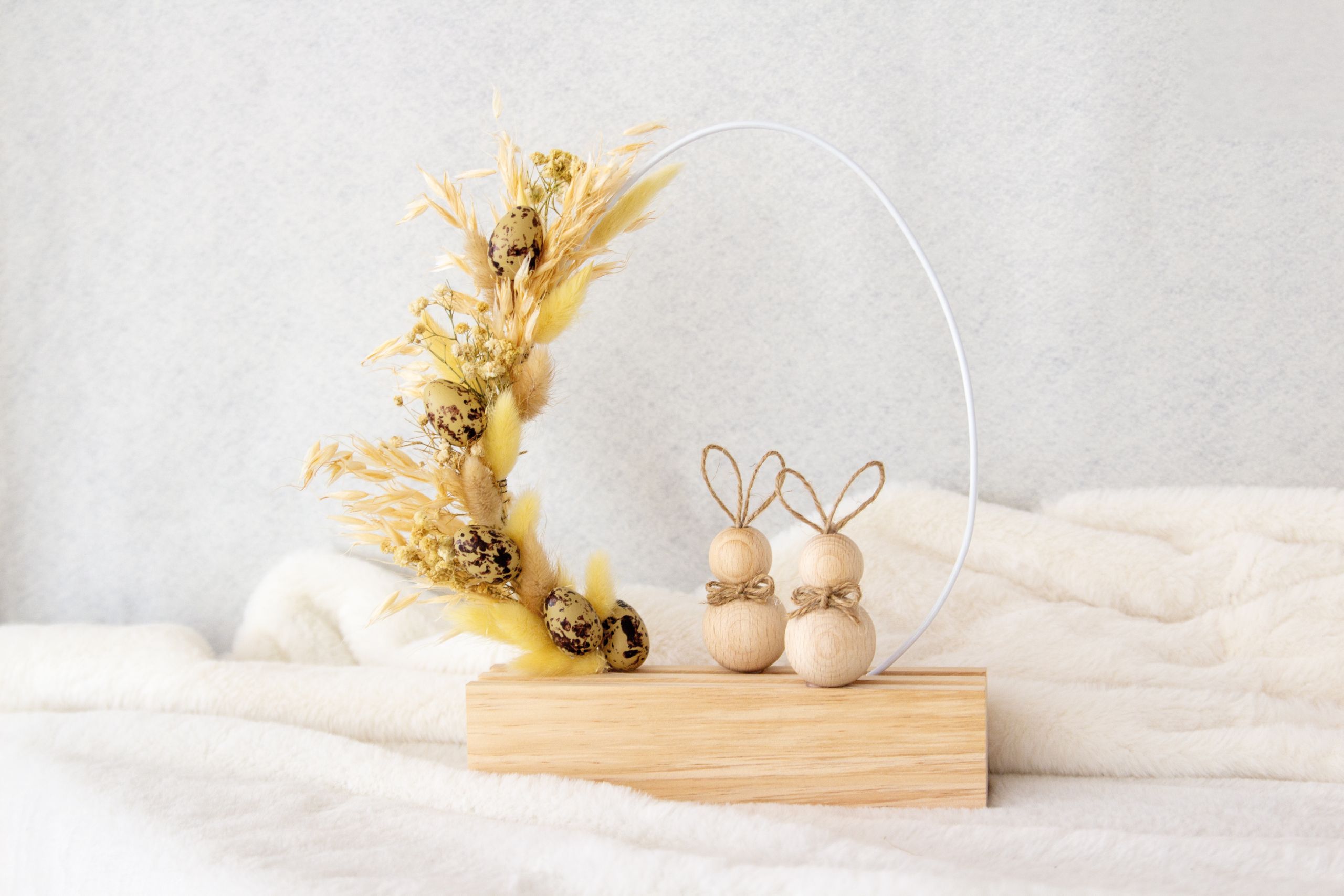 Decorazione pasquale con uovo in metallo #3623