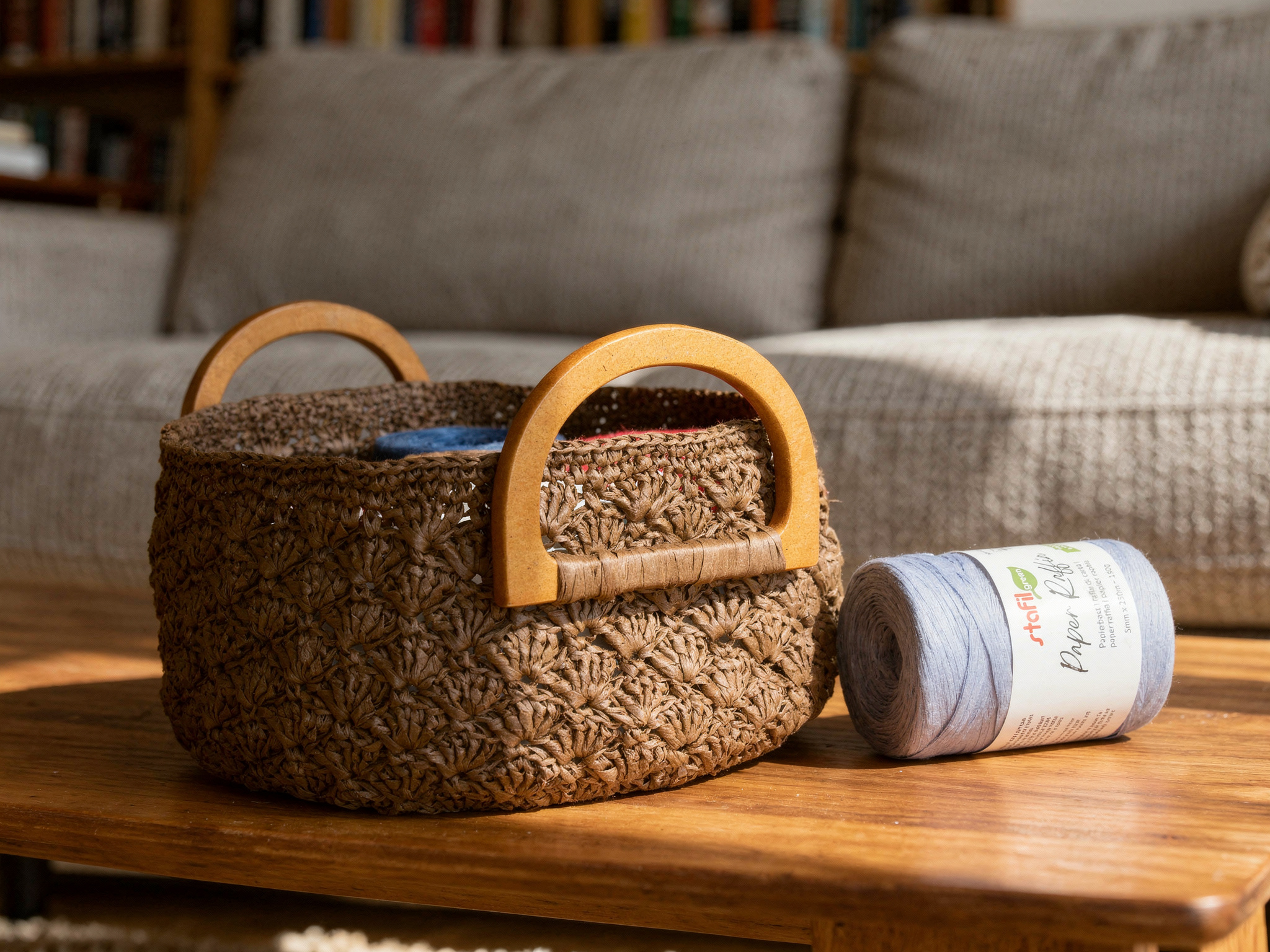 Cestino in Paper Raffia #3639
